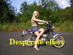 Desperate effort